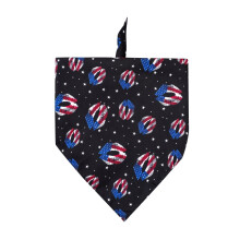 Serviette pour chien triangulaire drapeau américain (1 pièce)