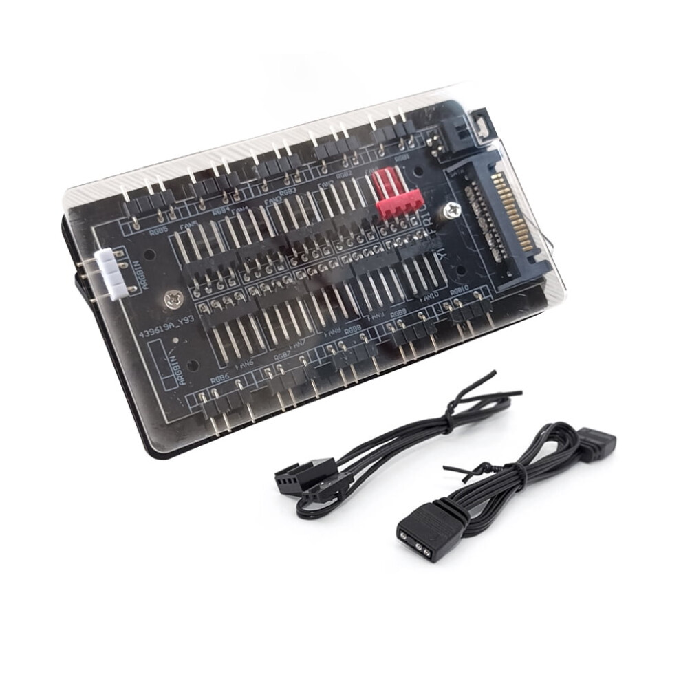 Argb Pwm Fan Hub With Temperature Control And 354484129864