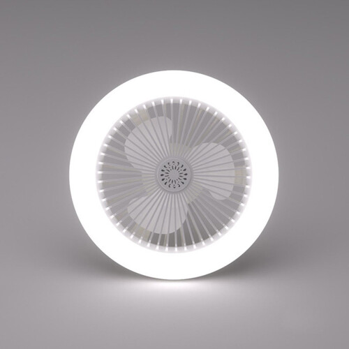 Ventilateur de plafond HKUKY avec éclairage 2 en 1 et télécommande