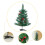 Mini Christmas Tree 60cm Artificial Cedar Green 5