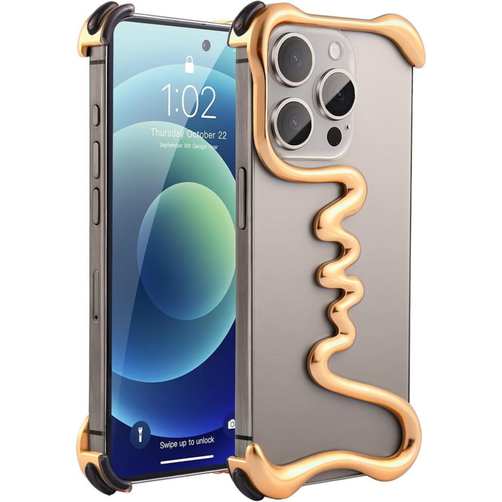Aluminum Bumper Case For Iphone 16 Pro Max Shockproof 354484003638