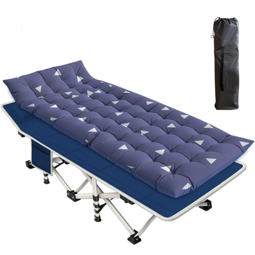 Folding Cot with Thick Pad 450 lbs Double Layer Oxford