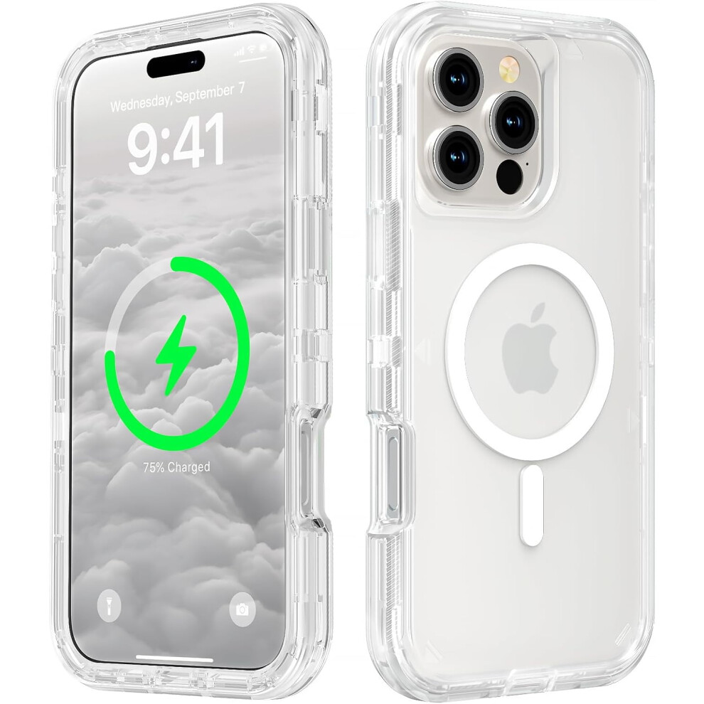 Iphone 16 Pro Magsafe Case Transparent Triple Layer 6.3 Inch 354484003720
