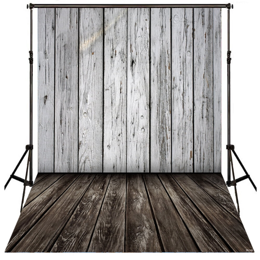 Vinyl Photo Backdrop Wooden Floor 5X7 Ft 354484004383