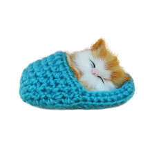Slaapkat pantoffels, schattig dierenspeeltje, 23 cm