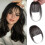 Extensiones de flequillo con clip de cabello natural para mujer 1