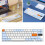 Jixopn 2.4G Bluetooth Wireless Mechanical Keyboard 68-key 1