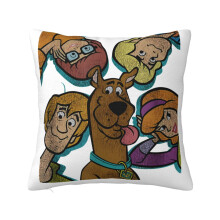 Clúdach piliúir Scooby-Doo le zipper 18x18 orlach