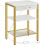 End Table with USB Charging Station and 3-Tier Adjustable 1
