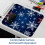 Mousepad Christmas Snow K 8,3x9,8 polegadas com base antiderrapante 6
