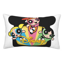 Powerpuff Pigerne pudebetræk super blødt og plysset lynlås 20x30