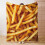 Manta de flanela macia e quente com estampa de batatas fritas, 127 x 152 cm (50 x 60 polegadas). 1