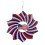 Sino de vento giratório 3D do Dia da Independência, 30 cm (12 polegadas) 3