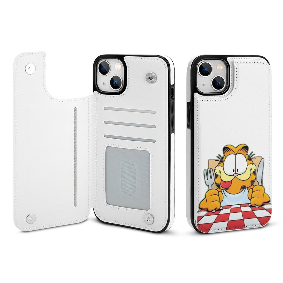 Garfield Iphone 14 Plus Wallet Case Pu Leather Flip Cover 354484009760