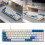 Jixopn K65 USB Wired Mechanical Gaming Keyboard Red Switch 1