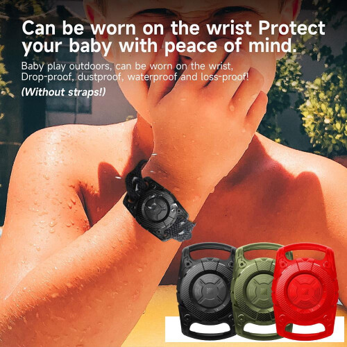 Funda protectora para parachoques AirTag con llavero 1