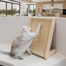 Klösram för katt L-formad sisal klösplatta