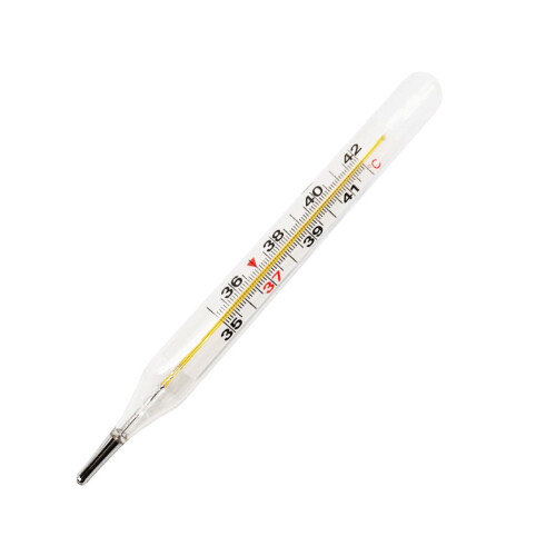 Kvicksilvertermometer Glas Oral Axillär 2 st