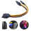 IDE Molex zu SATA Stromverteileradapter 1 zu 2 3