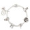 Silver Alloy Beaded Bracelet Large Hole DIY 1 Piece 1