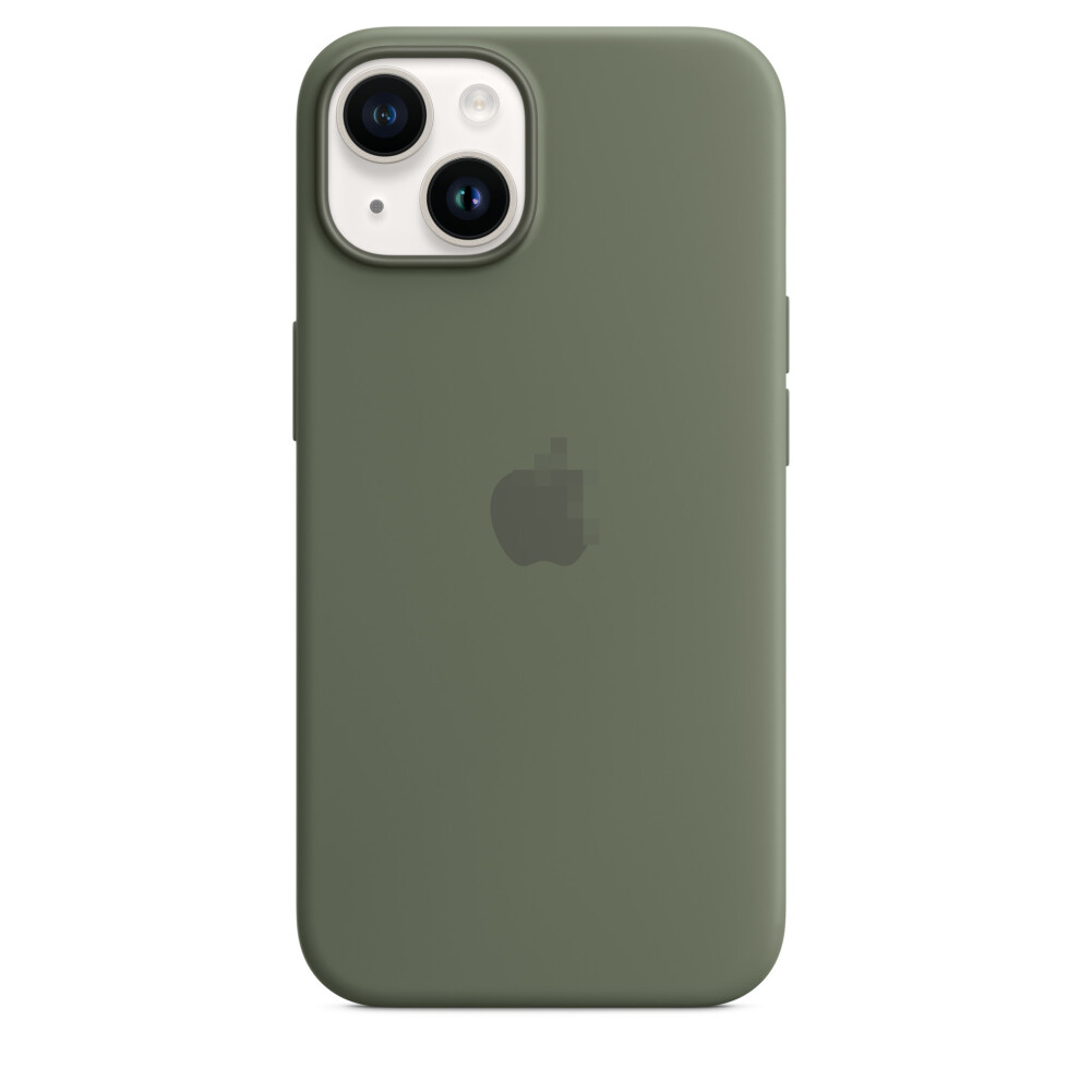 Iphone 14 Silicone Phone Case With Magsafe Olive Green 354484015556