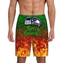 Seahawks korte herrepyjamasbukser med holdlogo