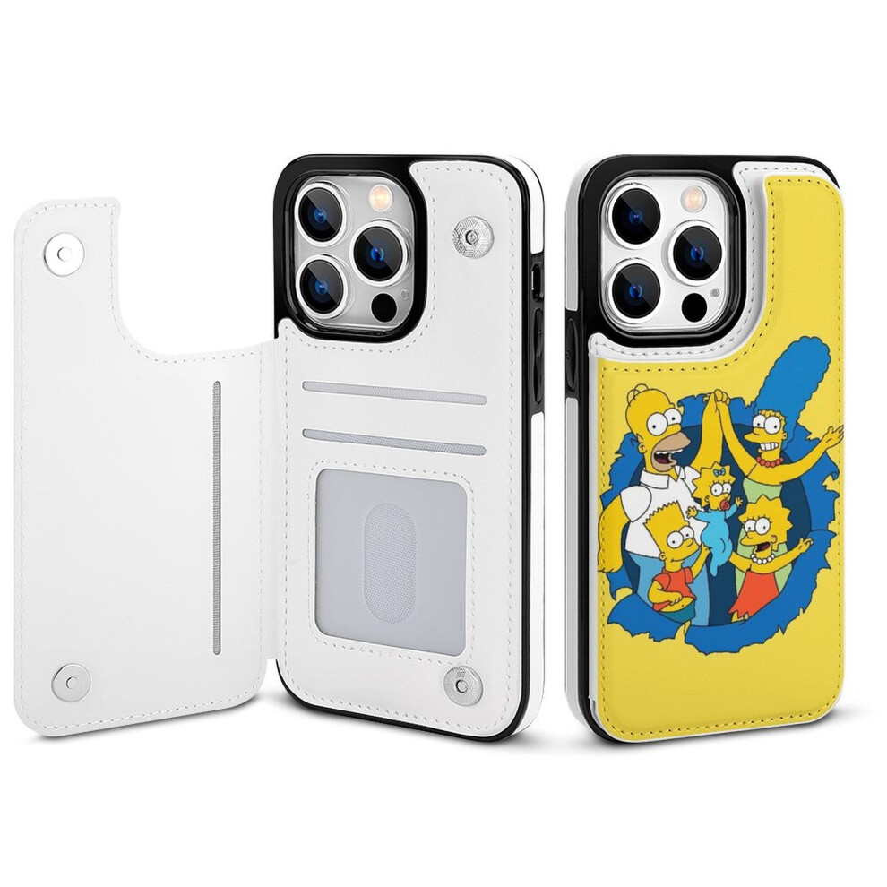 Iphone 14 Pro Wallet Case Pu Leather Flip With Card Holder 354484015495