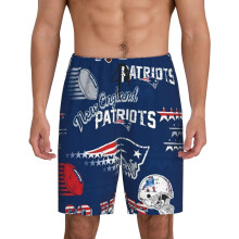 Herr Patriots korta pyjamasbyxor med fotbollslogotyp