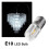 Λάμπα LED E10 για αυτοκίνητα, σπίτι, 4 LED σταθερού ρεύματος 3