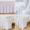 Jupe de lit élastique unie infroissable pour lit simple ou queen size 4