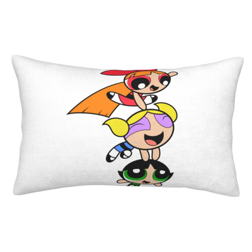 Powerpuff Pigerne Pudebetræk Superbløde Fnugget 20x30Inch