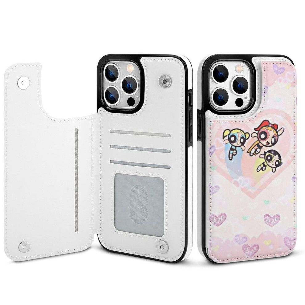 Powerpuff Girls Iphone 14 Pro Max Wallet Case With Card 354484009104