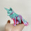 3D-printad rävactionfigur med rörliga leder 1