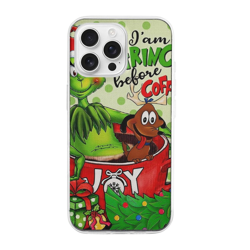 Grinch Tpu Case For Iphone 16 Pro Max Â Transparent Slim 354484017253