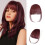 Extensiones de flequillo con clip de cabello natural para mujer 1