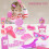 Play Cosmetic Makeup Toy Set ABS 34 Pieces 3