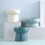 Ceramic raised cat bowl with stand 2-pack 4