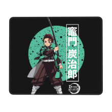 Demon Slayer gummimusmatta med låsbar kantdesign