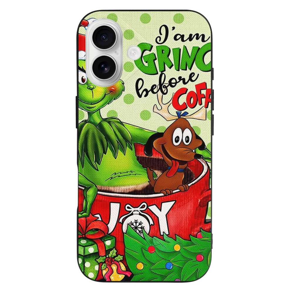 Grinch Tpu Iphone 16 Case Â Ultra Slim, Shockproof, Black 354484017260