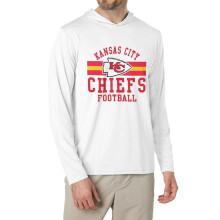 Herren-Langarmshirt mit Kapuze und Chiefs-Logo