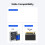 Mini M.2 NVMe SSD Enclosure USB-C 10Gbps Transparent 2