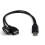 USB2.0A hane till dubbel USB hona Y-splitteradapter 8