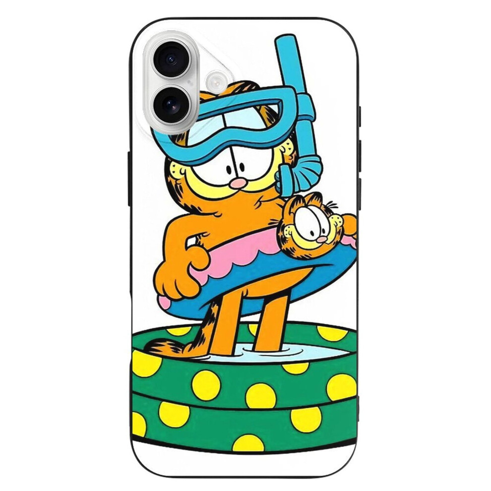 Garfield Tpu Case For Iphone 16 Plus Â Shockproof, Black 354484017338