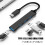 Adaptador concentrador USB-C con 4 puertos para portátil y Android 7