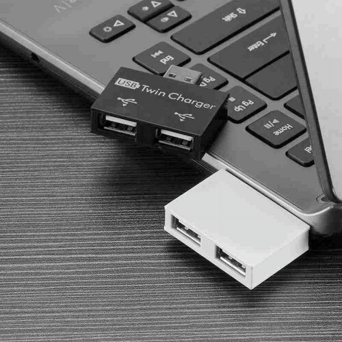 Adaptador divisor USB 2.0 macho a dos hembras 1