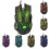 Kablet spillmus med LED-bakgrunnsbelysning, 6 knapper 8