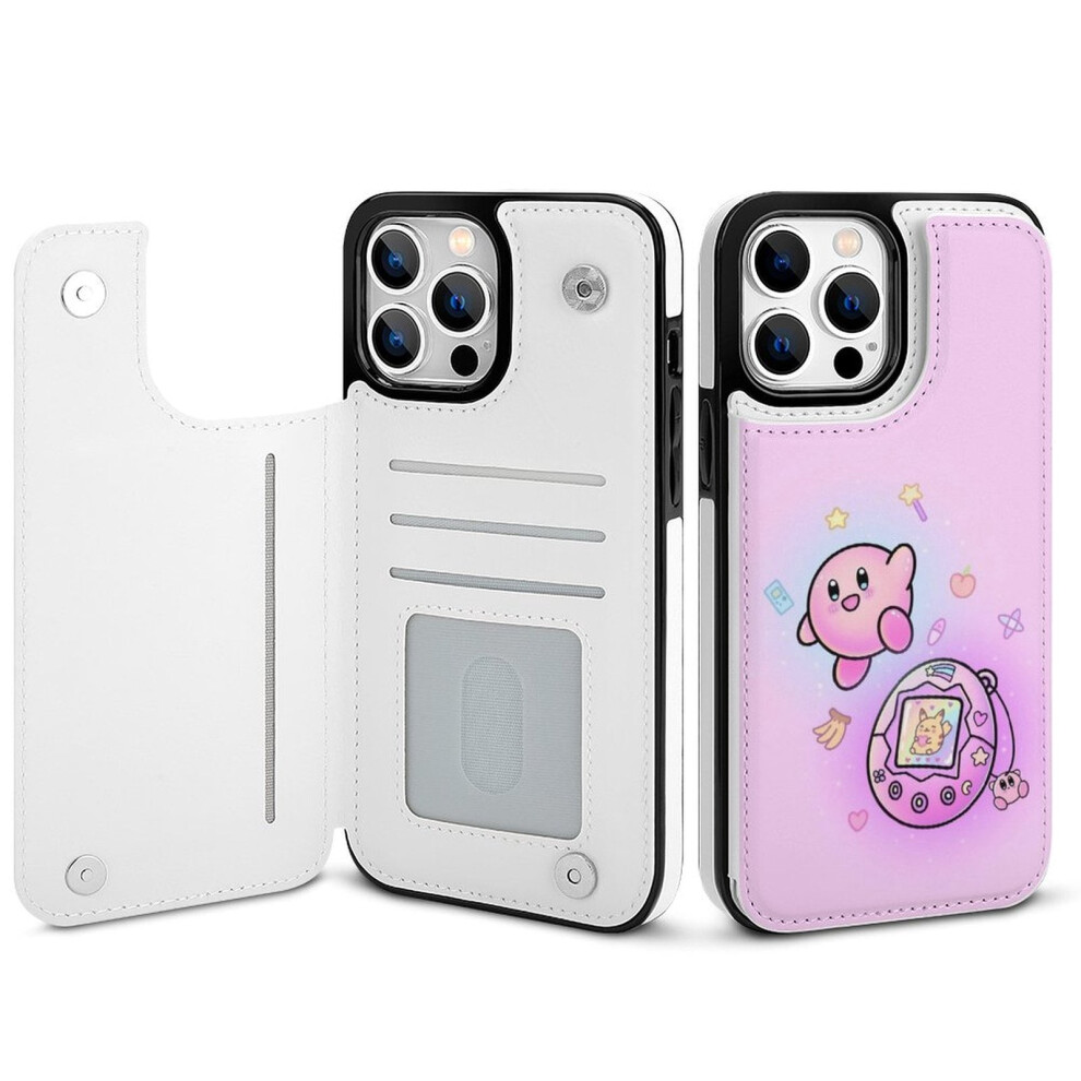 Kirby Wallet Case For Iphone 14 Pro Max Pu Leather With 354484017819