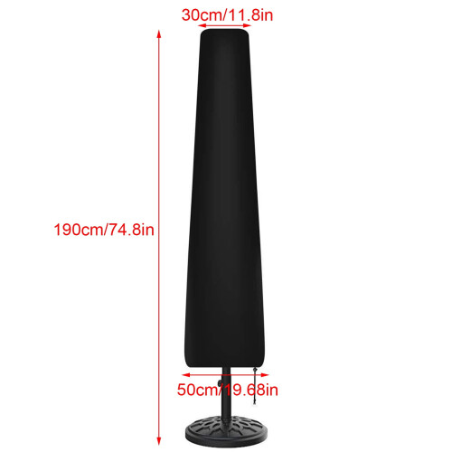 Housse imperméable 210D pour parasol déporté de jardin 2