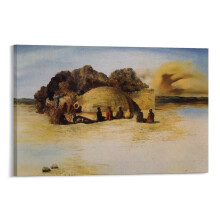 Stampa su tela "Dali Paranoiac Visage" 16x24 pollici