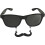 Sort Stache Mørk Sunstache Halloween Tilbehør 1